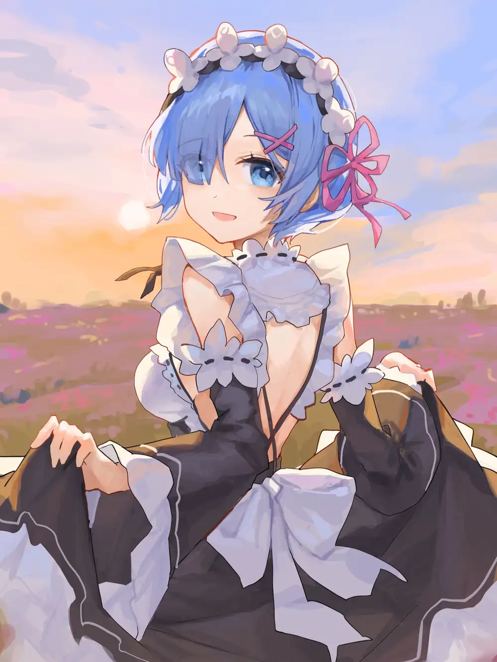 Ảnh Rem (Re:Zero) Dễ Thương, Ngầu, Chibi – Bộ Hình Nền Rem 4K