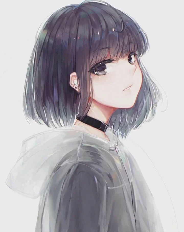 Anime nữ tóc ngắn ngầu & dễ thương