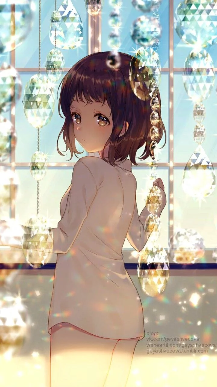 Anime nữ tóc ngắn cute dễ thương