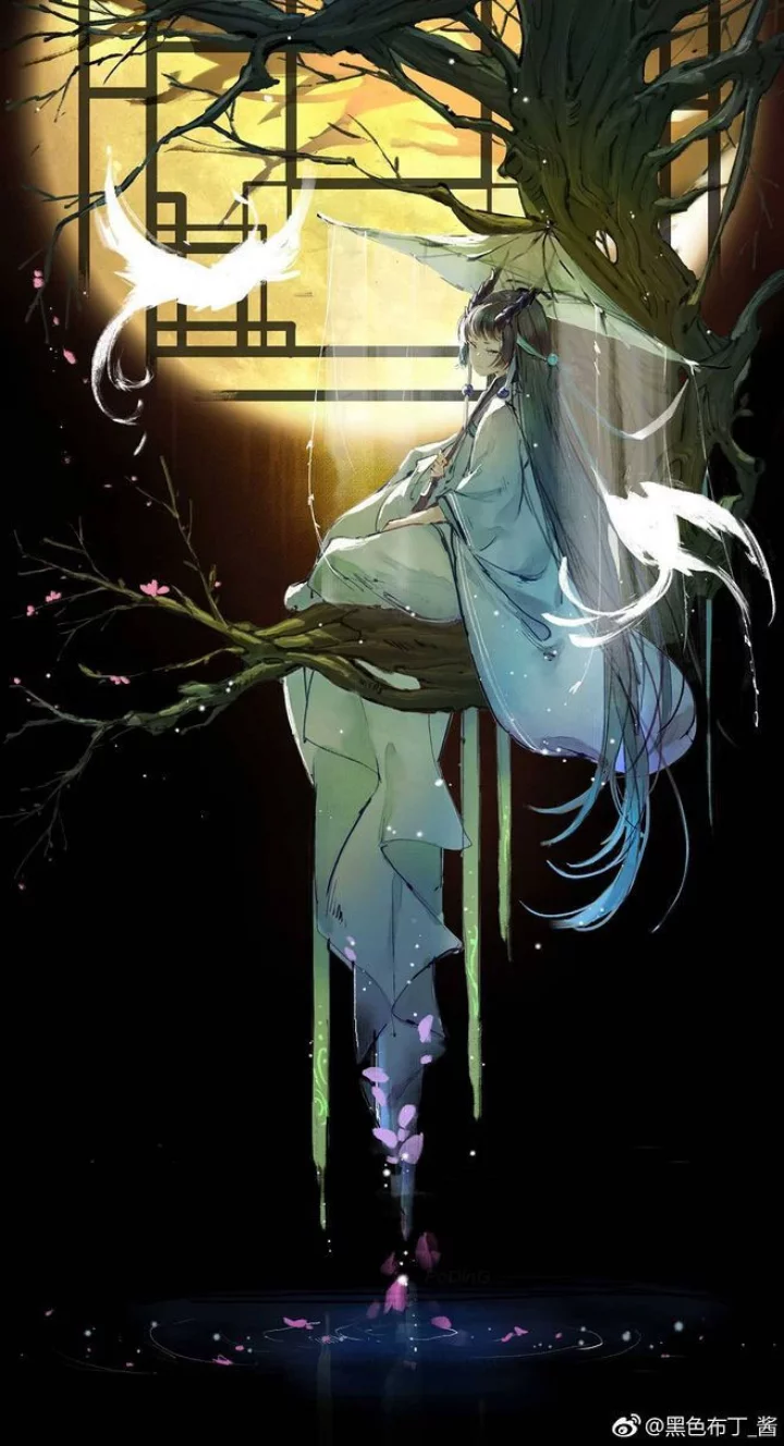 Ảnh Anime nữ cổ trang buồn / tâm trạng