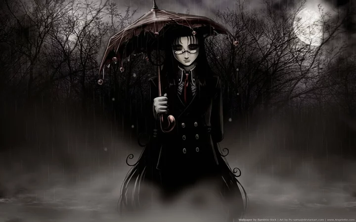 Ảnh anime nữ kinh dị, phản diện bí ẩn