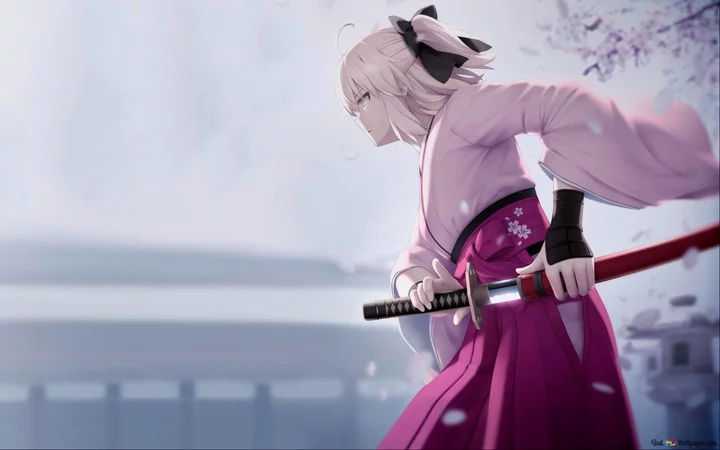Ảnh anime nữ tóc trắng ngầu & bí ẩn