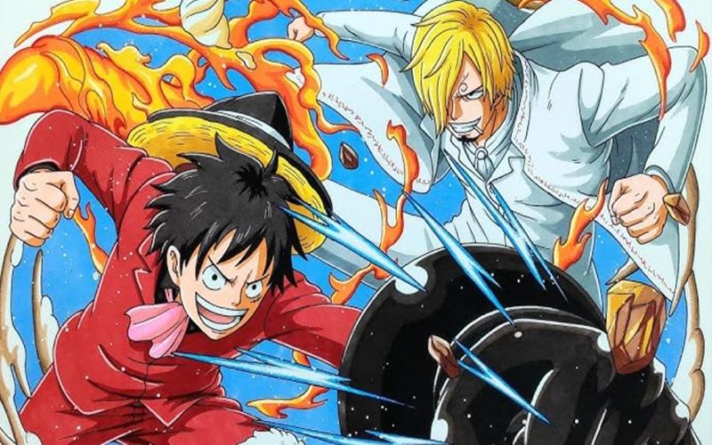 Ảnh Luffy và Sanji