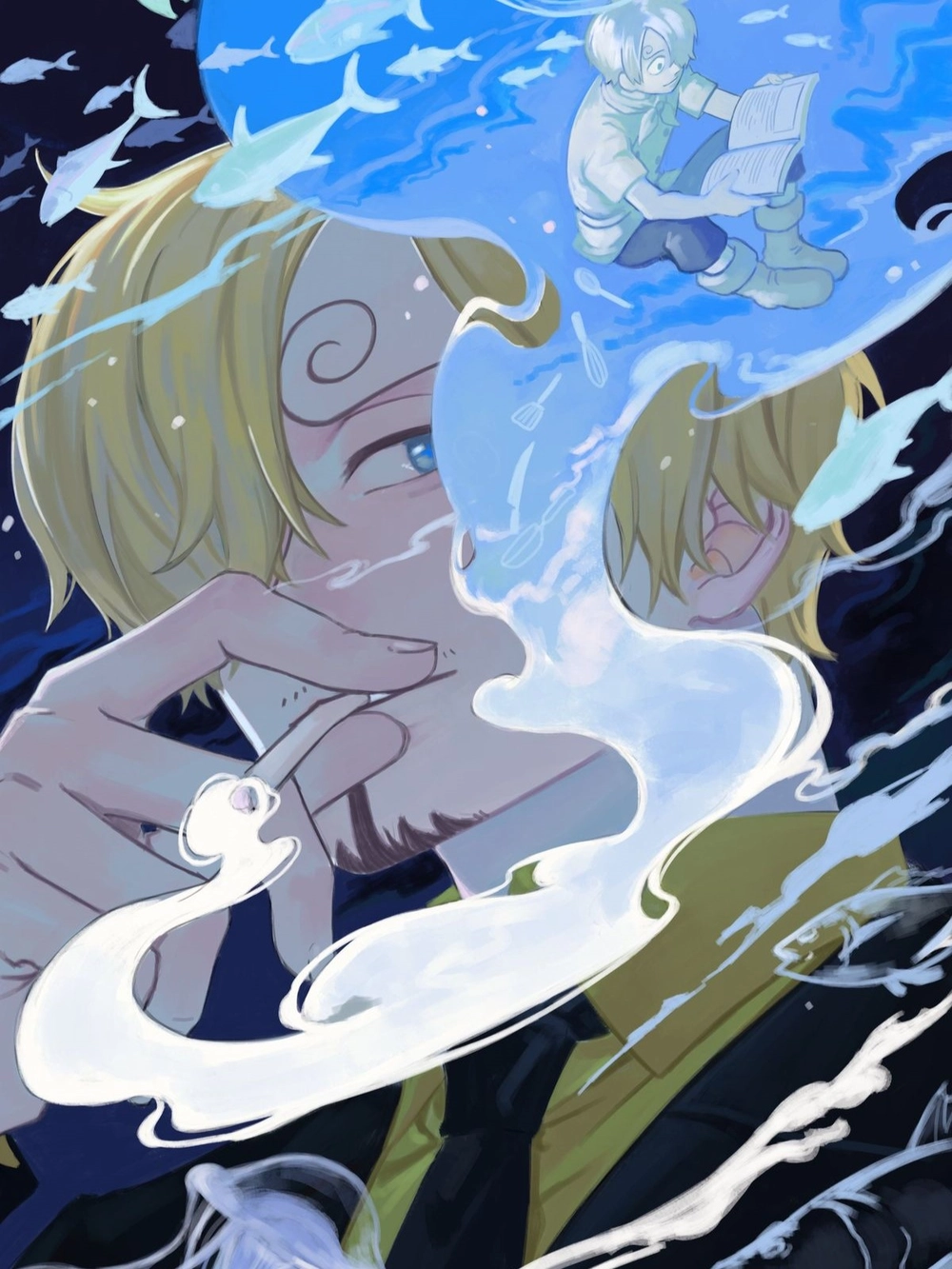 Hình Ảnh Sanji buồn