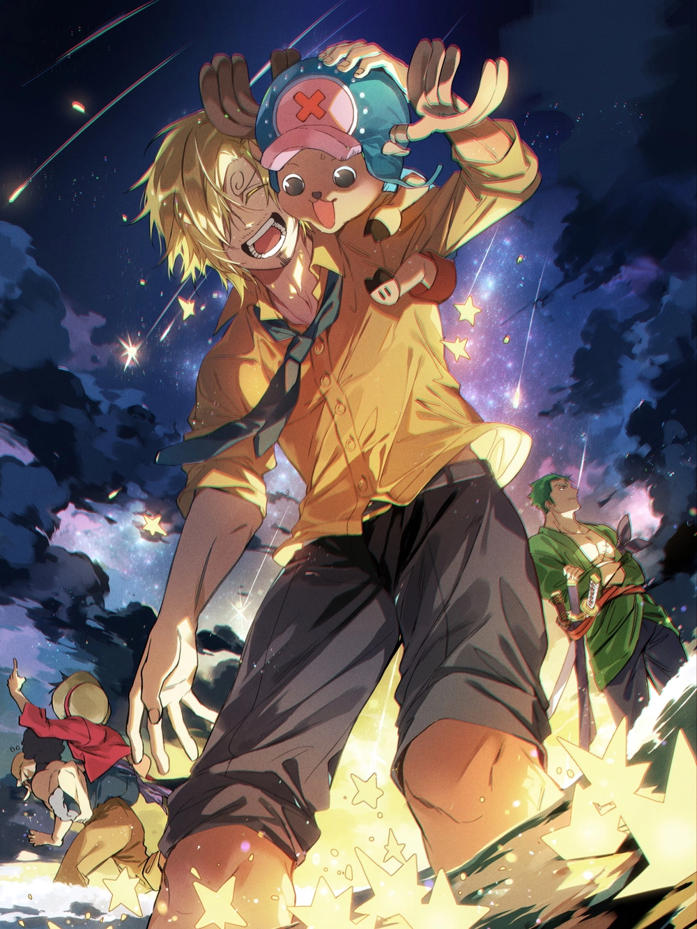 Ảnh Sanji và chủ tịch Chopper