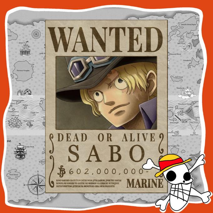 Ảnh Truy Nã Sabo One Piece