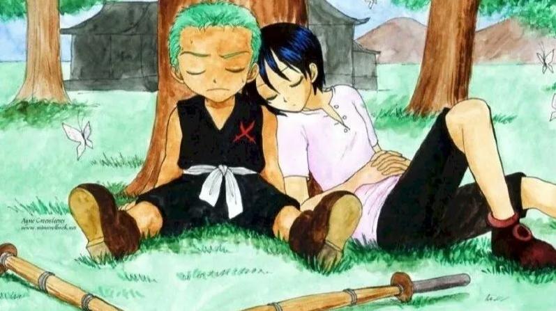 Hình ảnh Zoro và Kuina