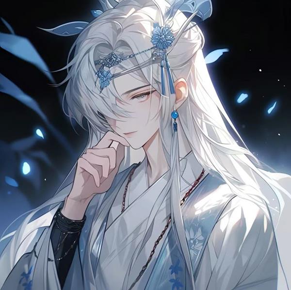 Hình trai đẹp anime tóc dài
