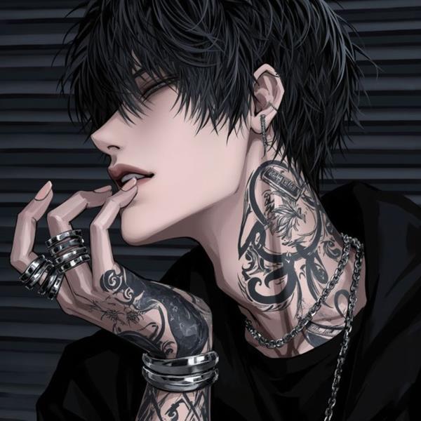 Anime trai đẹp xăm hình