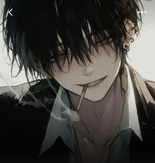Hình anime nam cười đểu