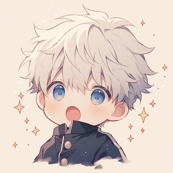Ảnh chibi nam cute ngạc nhiên