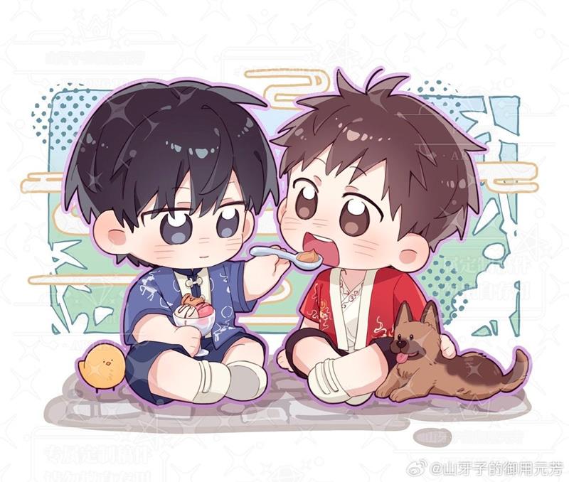 Hình nền chibi nam dê thương cho máy tính