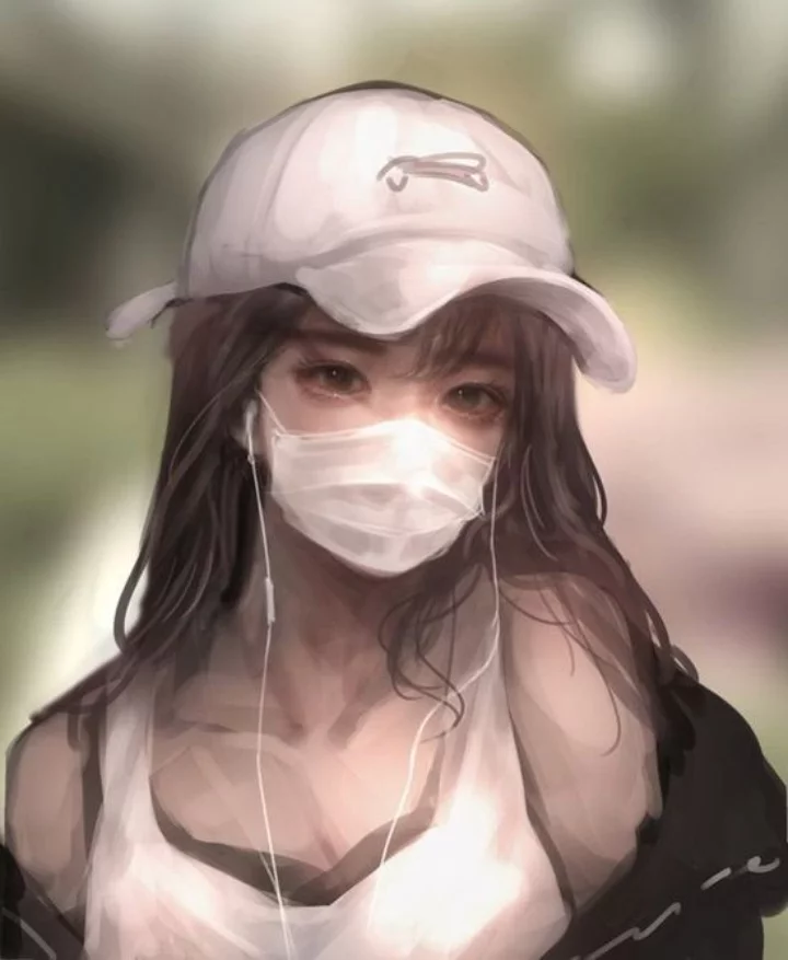 Anime nữ đeo khẩu trang – phong cách ấn tượng