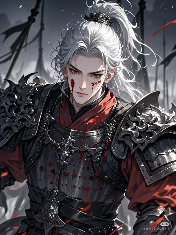 Hình tướng quân anime nam cổ trang ngầu 