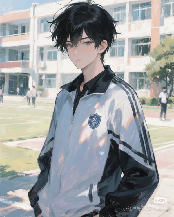 Anime học sinh nam lạnh lùng trên sân trường