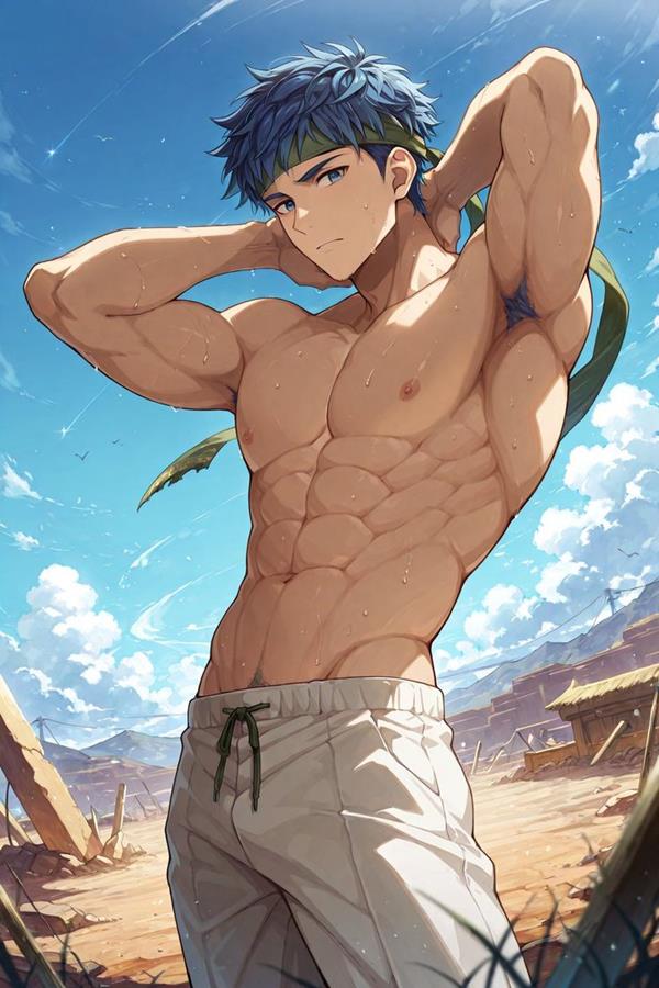 Hình anime nam 6 múi ngầu chất