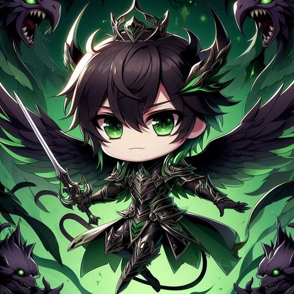Ac quỷ anime nam chibi đáng yêu