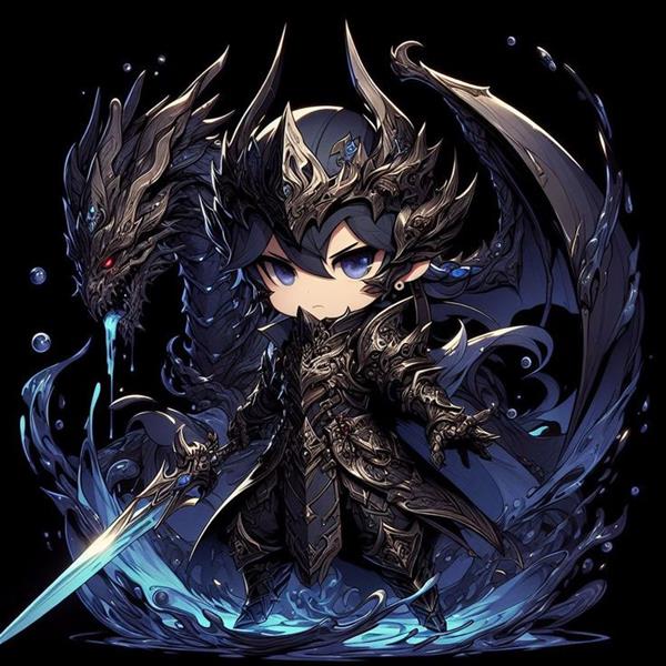 Ảnh anime nam ác quỷ chibi dễ thương