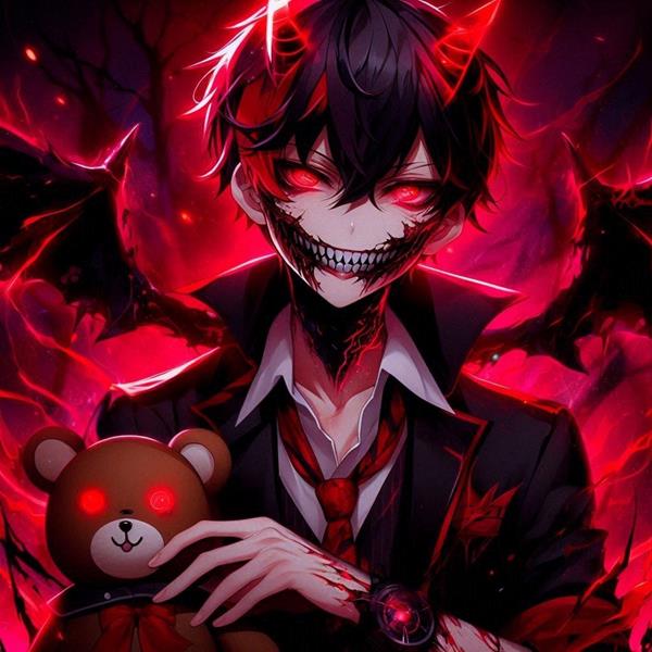Ác quỷ ảnh anime nam ngầu kinh dị