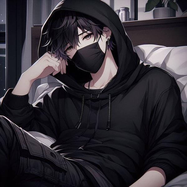 Ảnh anime ngầu đeo khẩu trang