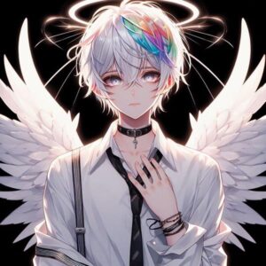 Avatar anime nam có cánh đẹp tựa thiên thần
