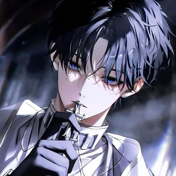 Hình đại diện anime nam ánh mắt sắc lạnh