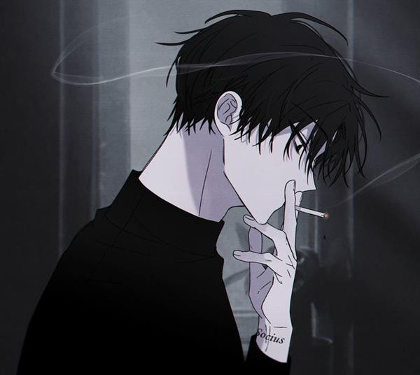 Hình đại diện anime nam trắng đen lạnh lùng