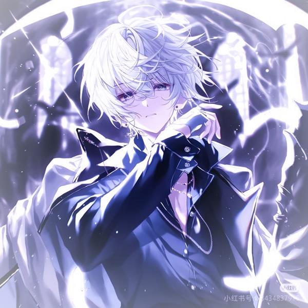 Ảnh avt anime nam ngầu tóc bạch kim