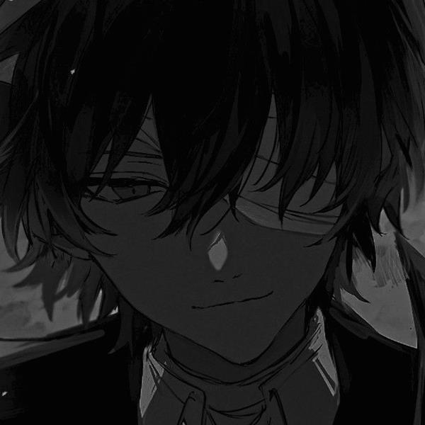 Avatar trắng đen nam anime lạnh lùng