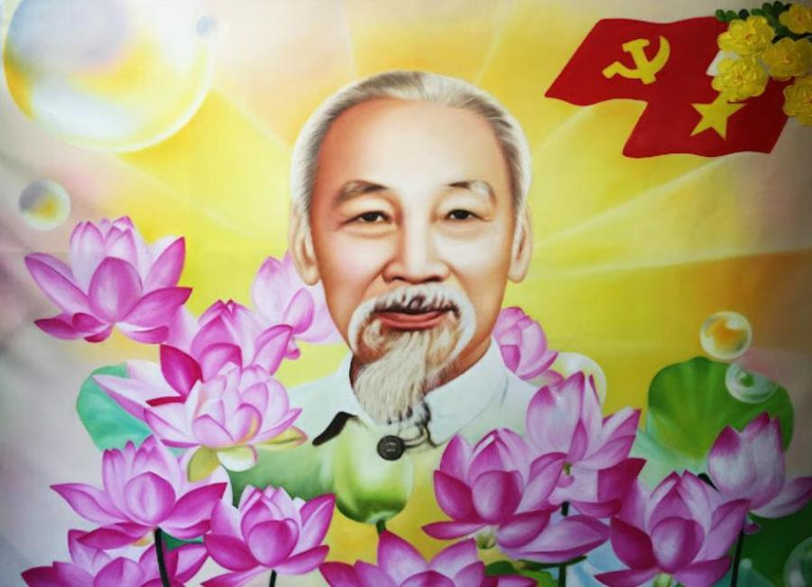 Bộ sưu tập ảnh Bác Hồ và hoa sen