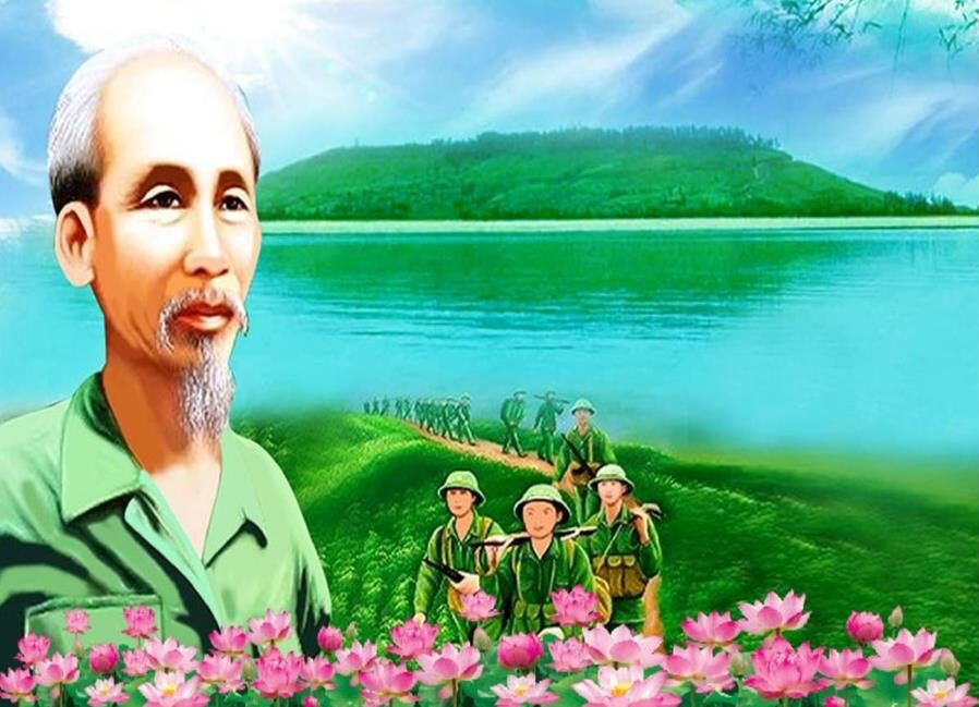 Bộ sưu tập ảnh Bác Hồ và hoa sen
