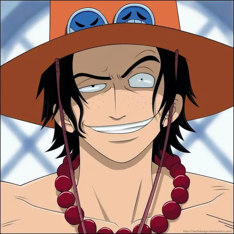 Hình ảnh Portgas D. Ace đầy sức mạnh trong One Piece