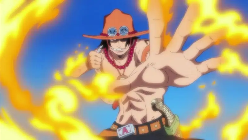 Hình ảnh Portgas D. Ace mang đậm phong cách One Piece