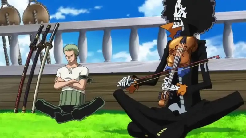 Hình ảnh Brook và Zoro