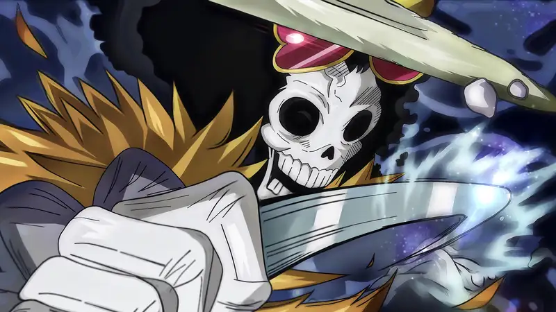 Hình ảnh Brook ngầu trong One Piece