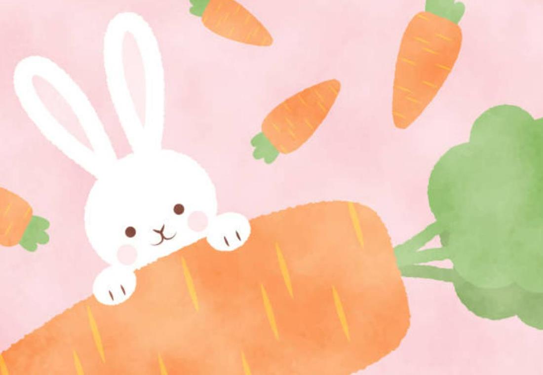 Hình ảnh cà rốt đẹp, cute làm hình nền máy tính