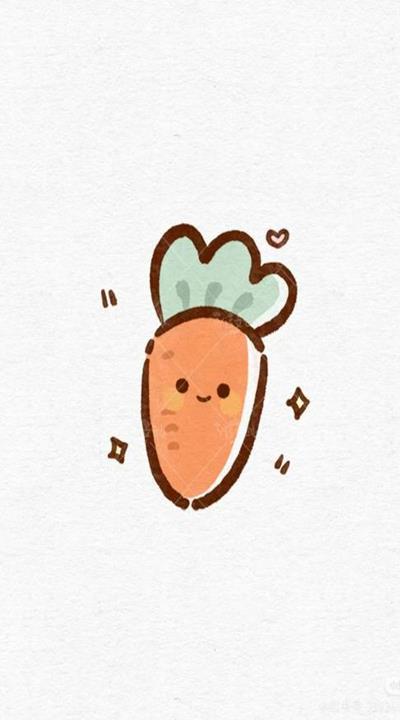 Hình nền rau củ quả chibi đẹp cho điện thoại
