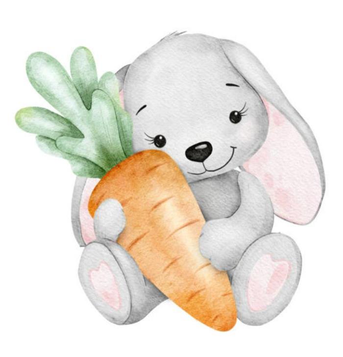 Hình ảnh cà rốt đẹp, cute làm hình ảnh đại diện, avatar facebook, zalo