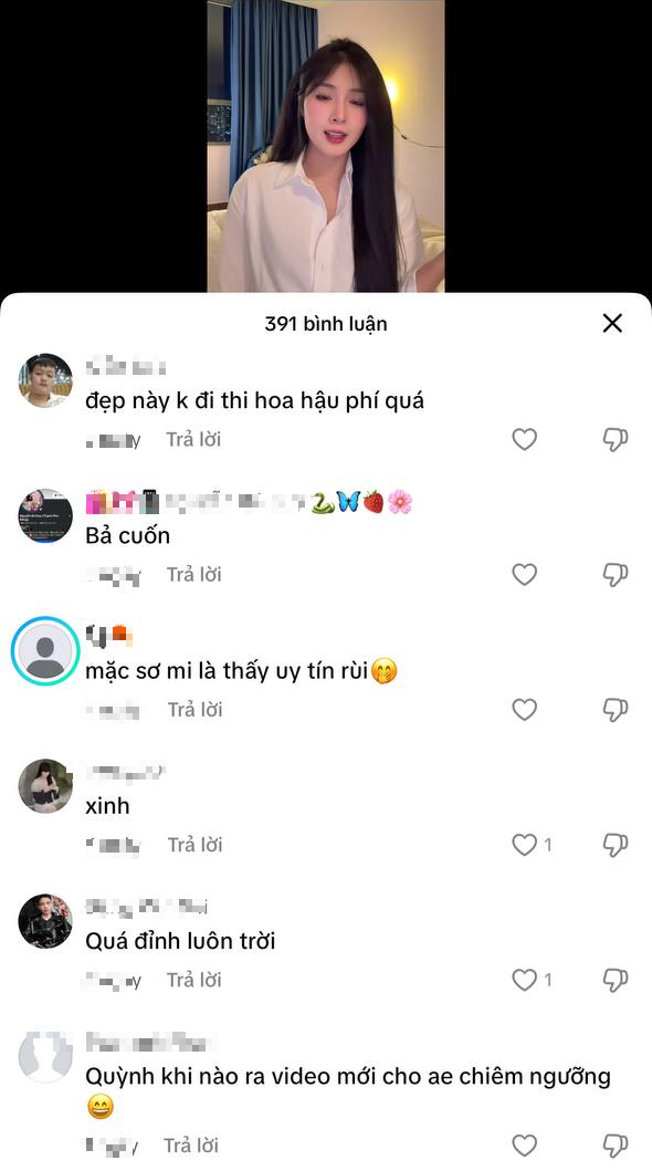 phản ứng của người hâm mộ Quỳnh Alee