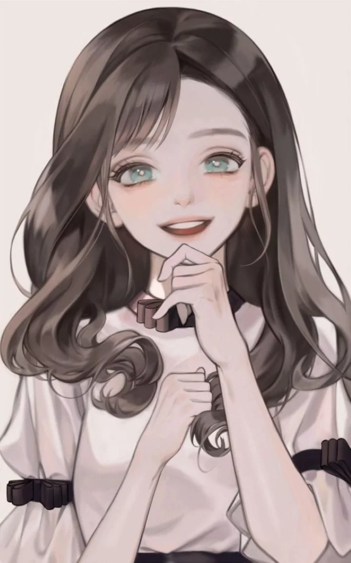 Hình anime nữ tóc dài – dịu dàng & bí ẩn