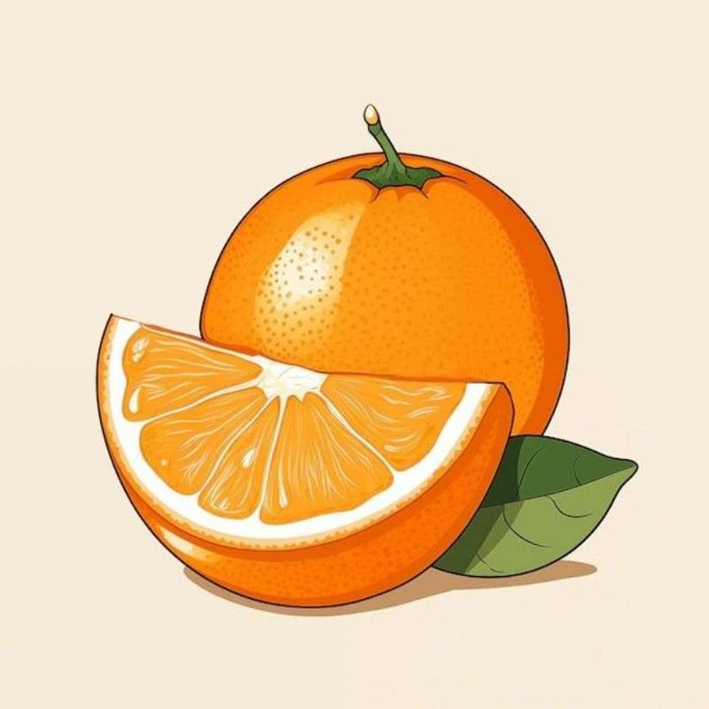 Hình Ảnh Vẽ Quả Cam