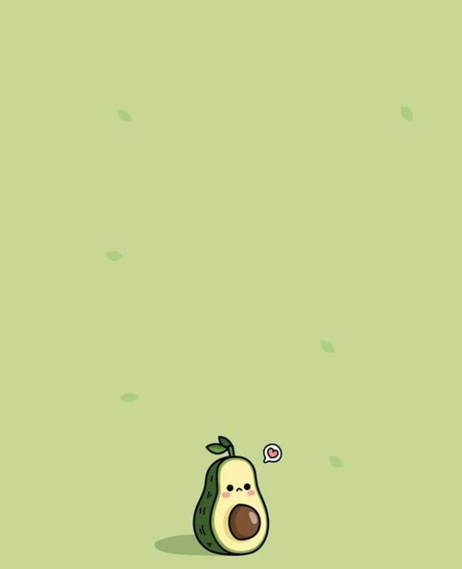 Hình Nền Hình Trái Bơ Cute