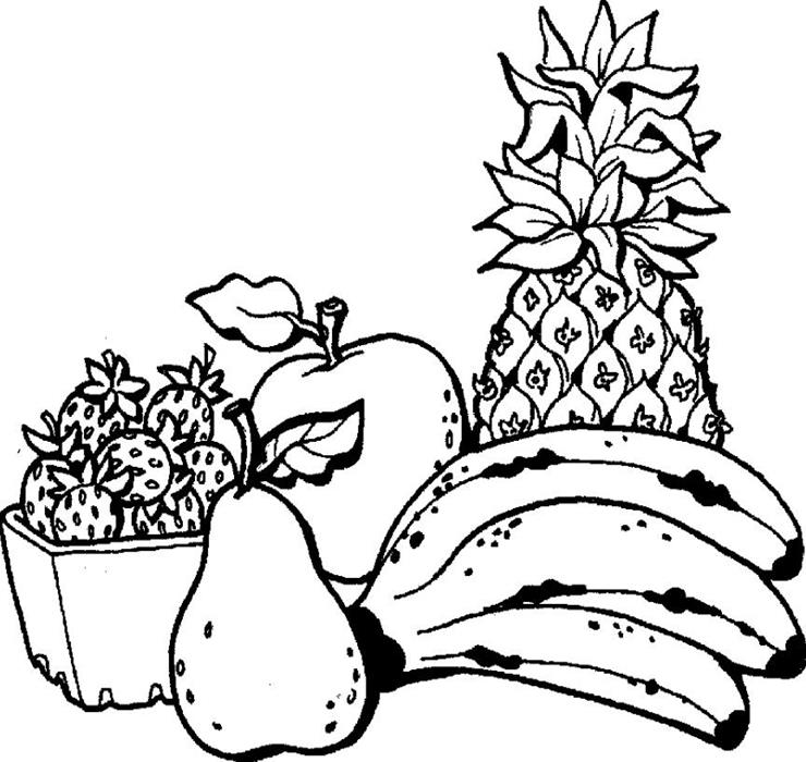 Tổng hợp hình vẽ rau củ quả tô màu đơn giản, dễ vẽ cho bé