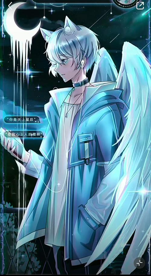 Hình nền anime nam đôi cánh thiên thần