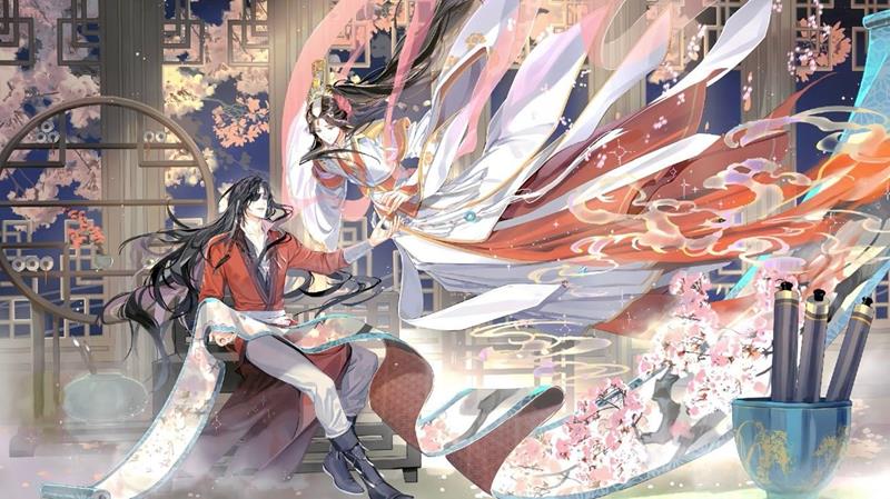Ảnh anime nam ngầu cổ trang hình nền máy tính 