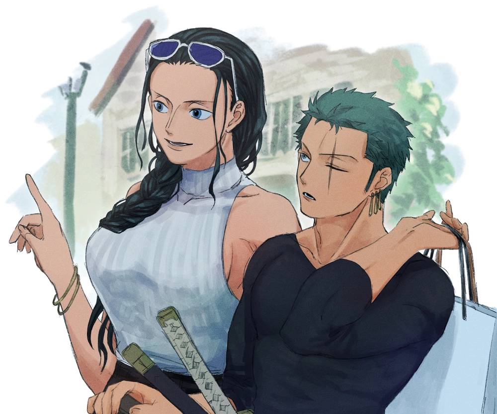Ảnh Nico Robin và Zoro