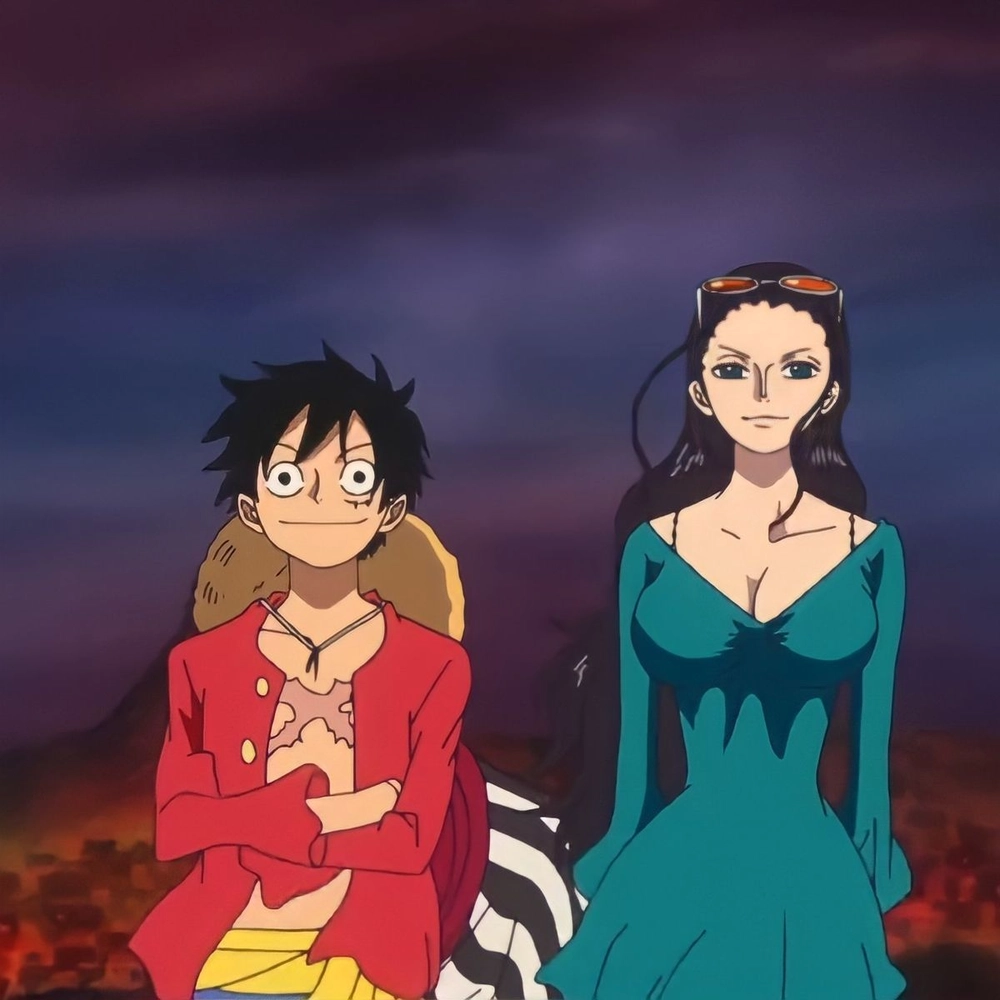 Ảnh Nico Robin và Luffy