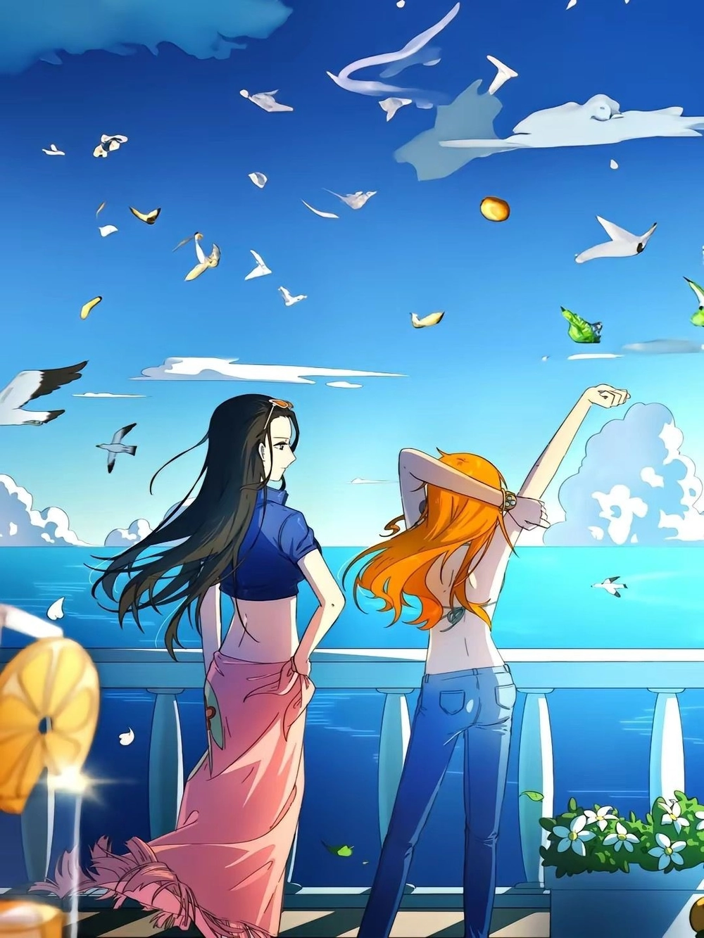 Ảnh Nico Robin và Nami