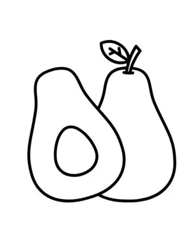 Tô Màu Quả Bơ