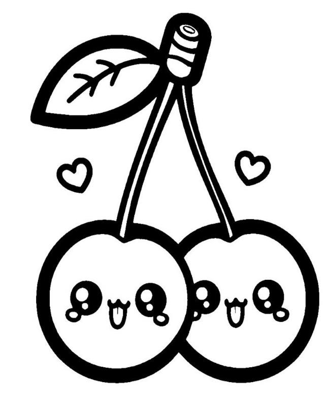 Tô Màu Quả Cherry